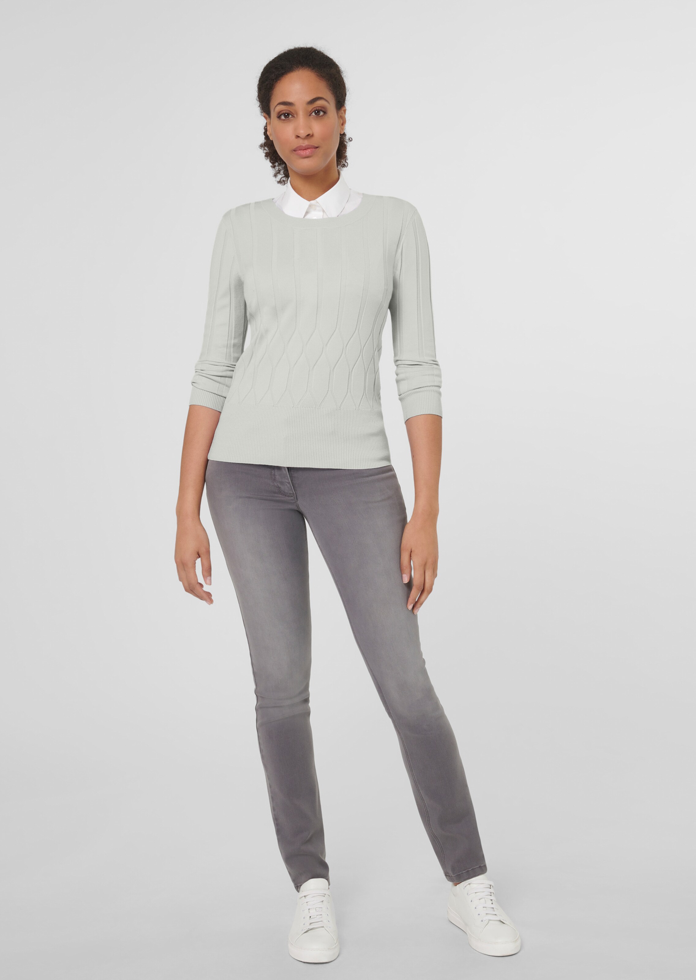 Pull Blanc Manches 3/4 Femme Vero Moda Brianna Blanc - Prêt-à