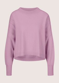 Kurzer Oversize-Pullover mit Kaschmir thumbnail 6