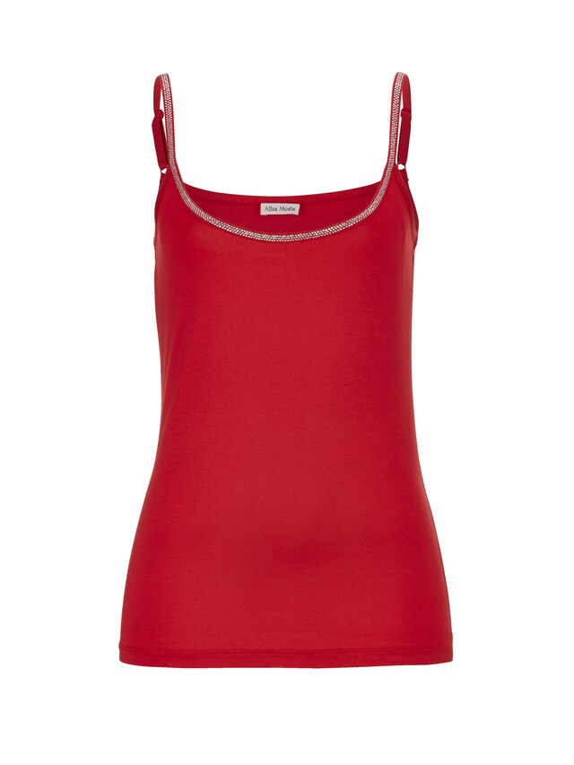 Spaghettitop mit Strassapplikation 1