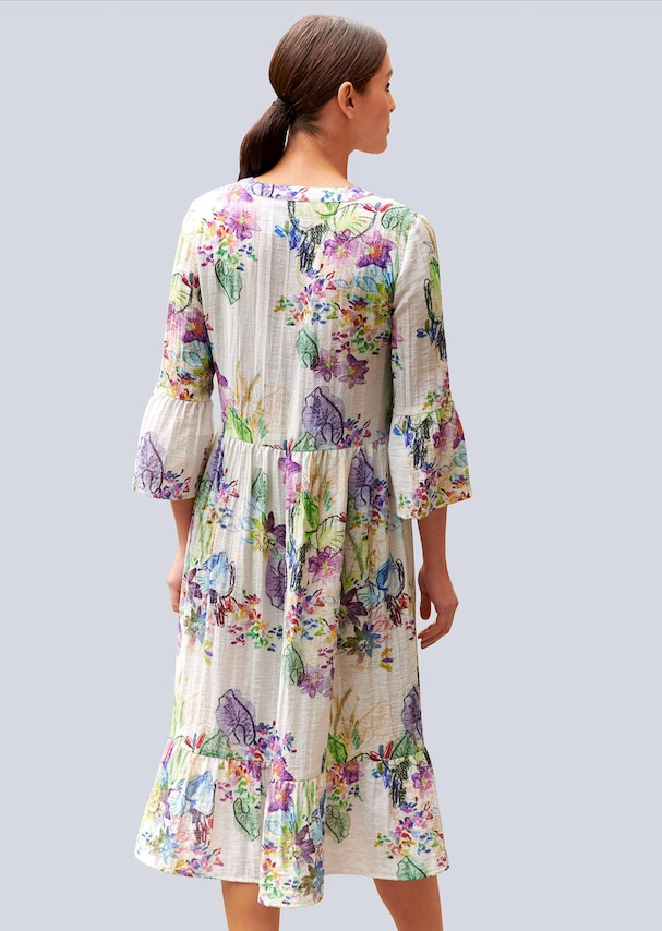 Kleid mit Blumendruck 2