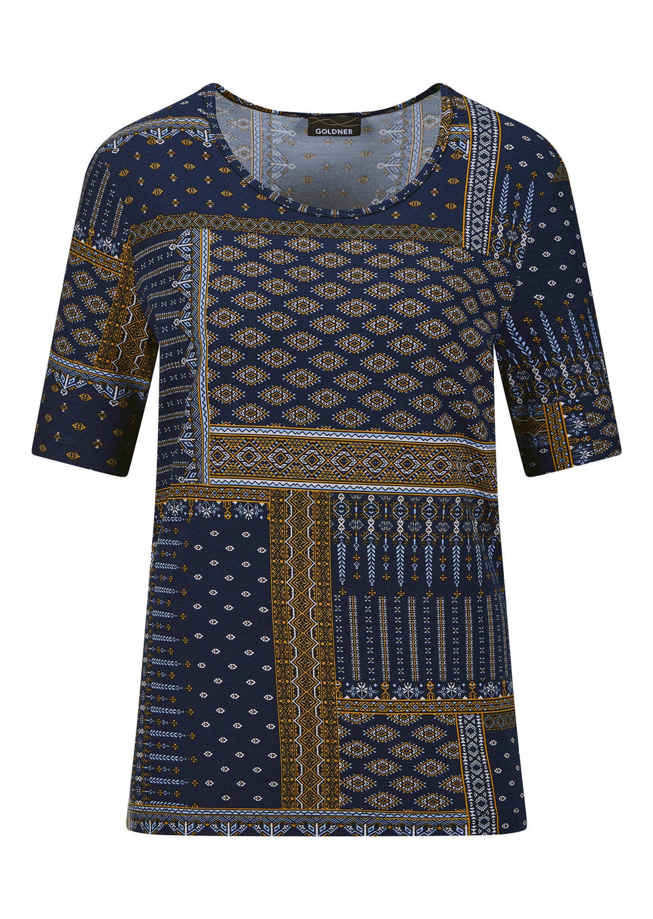 Jersey-Shirt mit edlem Druck