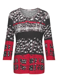 Bequemes Druckshirt im Mustermix thumbnail 2