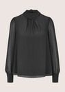 Chiffon-Bluse mit Stehkragen und Schluppe thumbnail 6