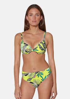 Bikini mit tropischem Blätterprint thumbnail 1