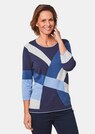 Figurschmeichelnder Pullover aus reiner Baumwolle thumbnail 1