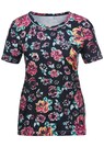 Softes Blumen-Shirt mit recyceltem Polyester thumbnail 1
