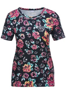 Softes Blumen-Shirt mit recyceltem Polyester thumbnail 1