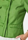 Short blazer with 3/4-length sleeves and fringed sections thumbnail 5
