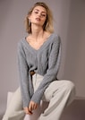 Kaschmir-Pullover mit V-Ausschnitt thumbnail 7