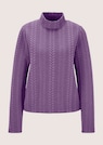 Sweatshirt mit Zopfstruktur thumbnail 6