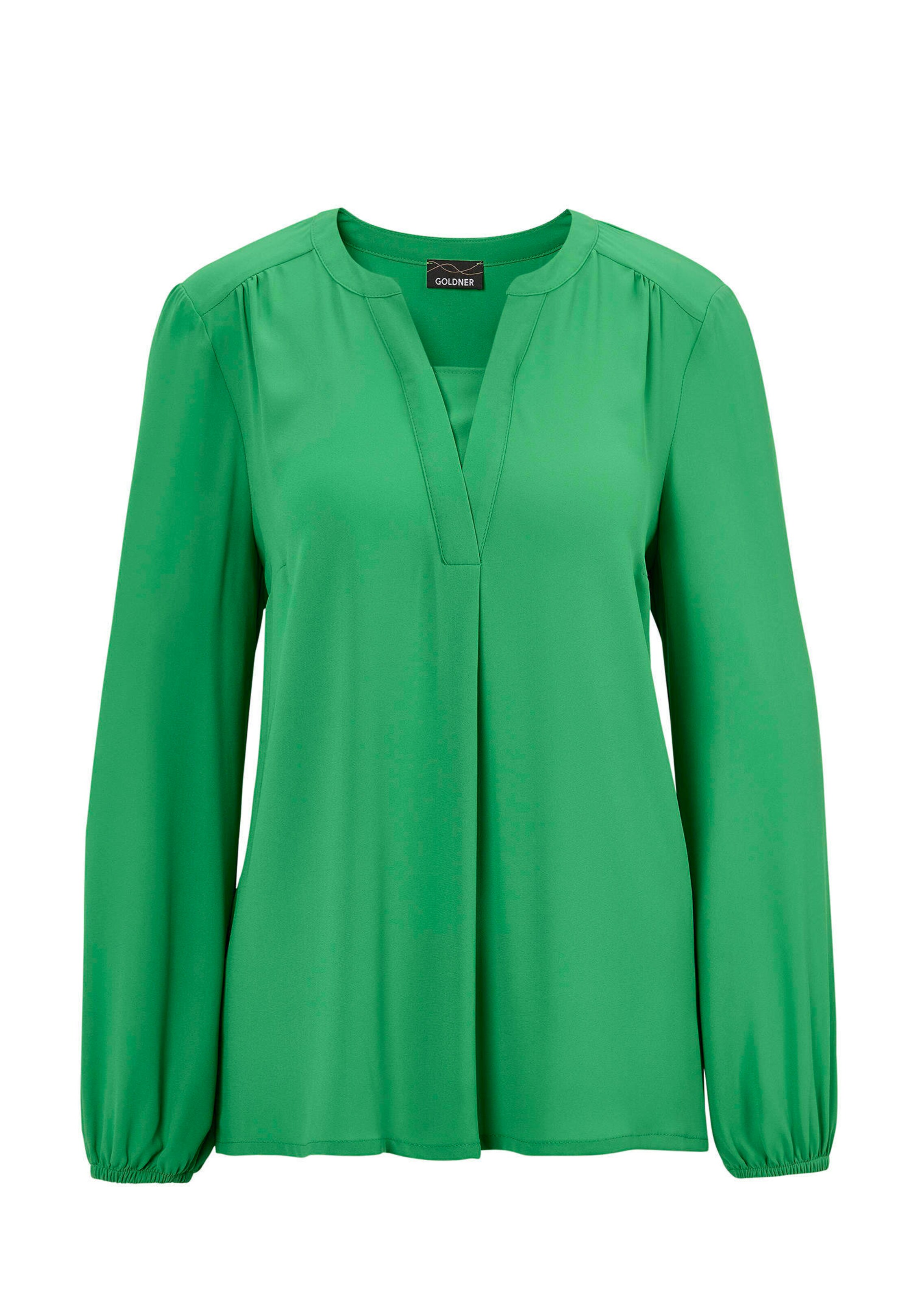 Blouse met tuniekhals