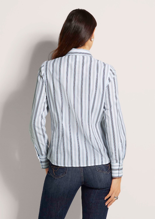 Klassische Streifenbluse 2