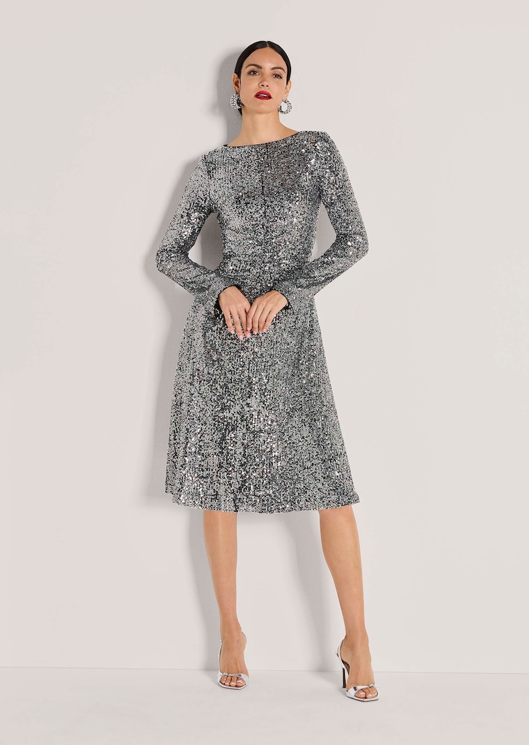 Cocktailkleid mit Pailletten
