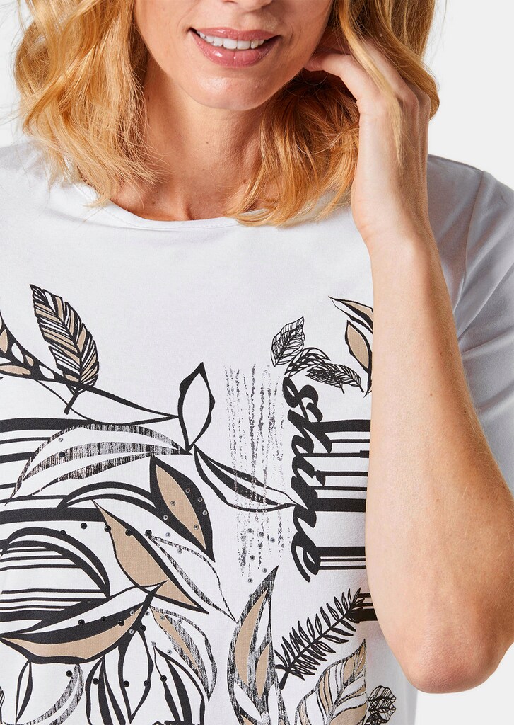 Druckshirt mit Foliendruck