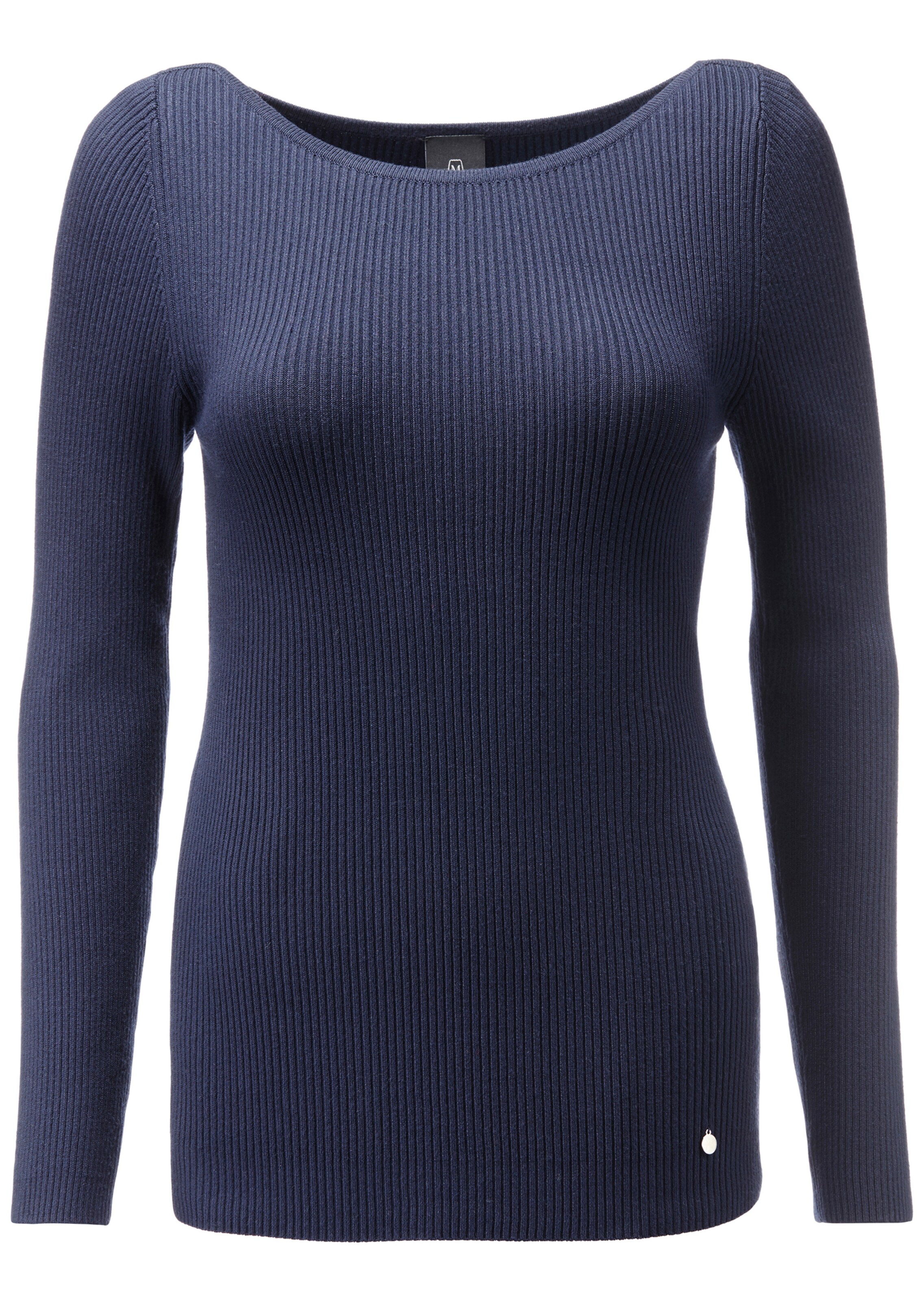 Pullover mit U-Boot-Ausschnitt