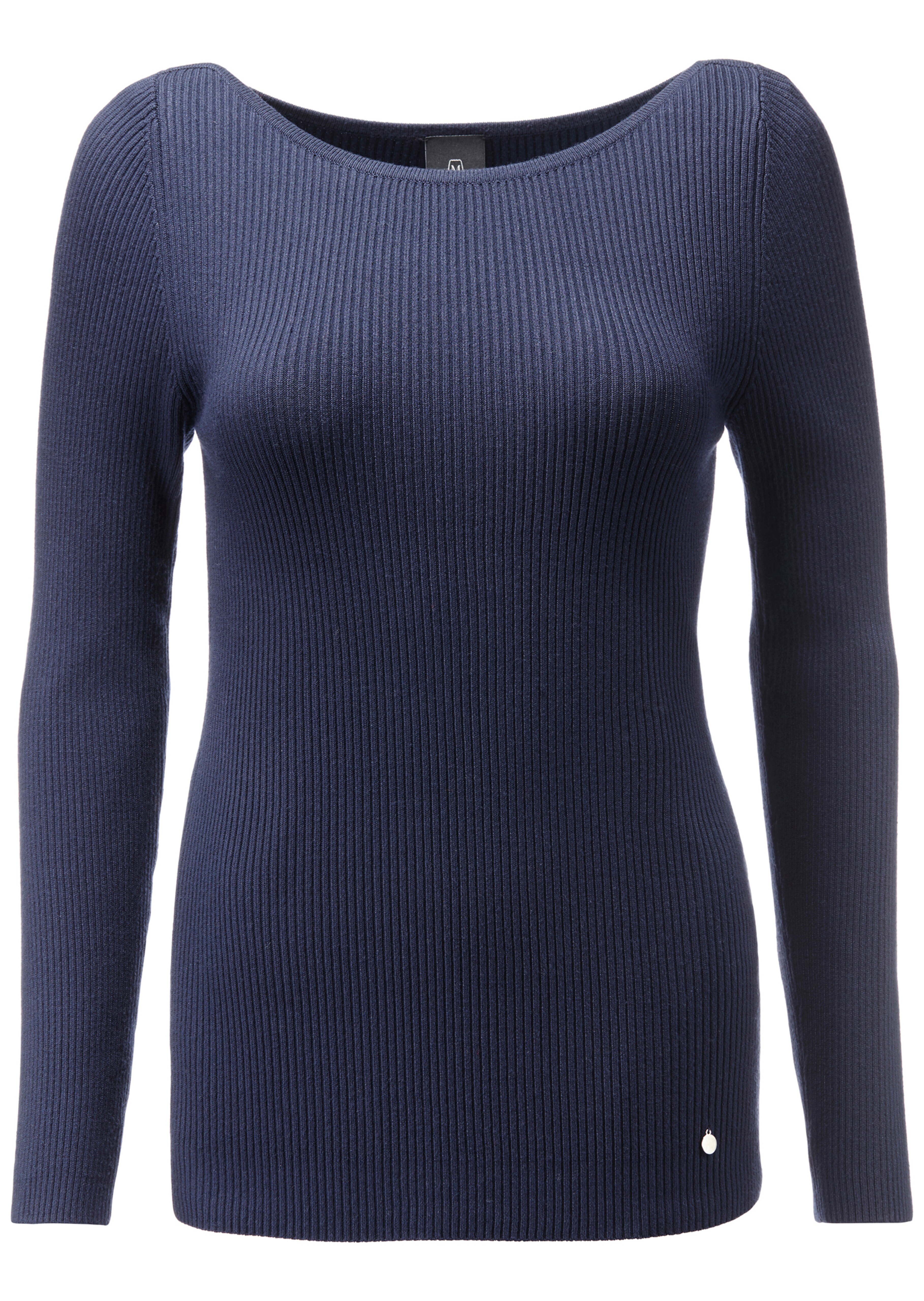 Pullover mit U-Boot-Ausschnitt