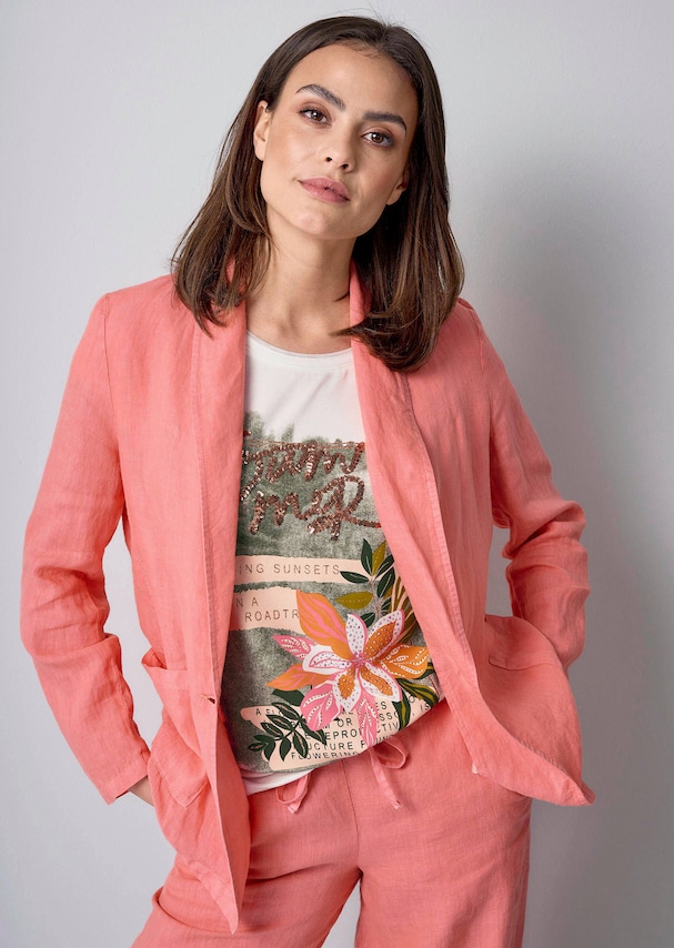 Blazer mit Schalkragen 3