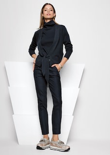 Schlanke Stretch-Hose mit Biesen thumbnail 7