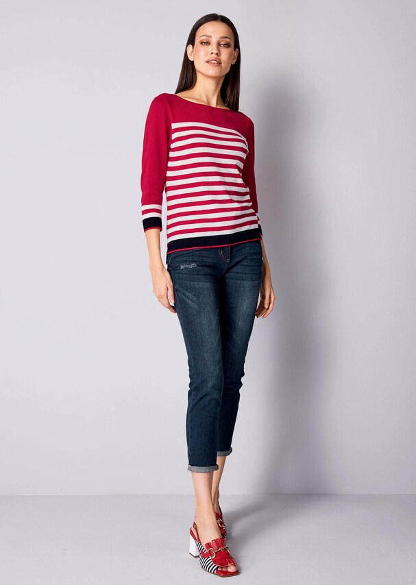 Pullover mit Streifendessin 3