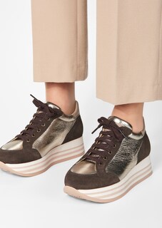 Schnür-Sneaker mit Plateau thumbnail 1