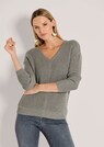 Pull manches longues col V thumbnail 1
