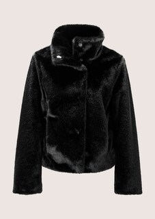 Modische Kurzjacke aus Webpelz thumbnail 6