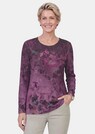 Langarmshirt mit bunten Glitzersteinen thumbnail 1