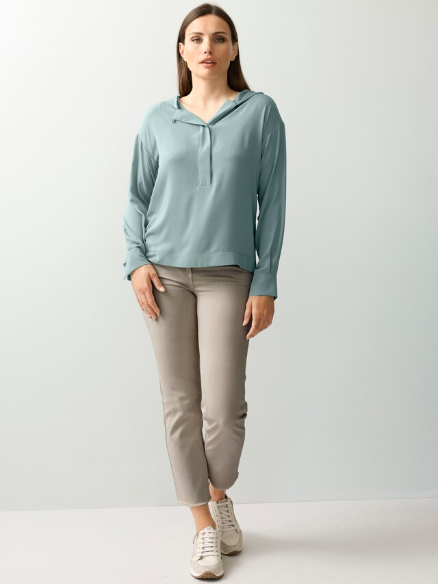 Bluse mit Kapuze 1