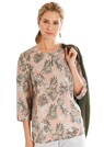 Expressieve blouse met bloemenprint thumbnail 1
