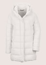 Long quilted jacket with hood thumbnail 6