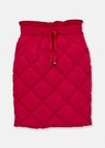 Padded quilted skirt in paperbag style thumbnail 6