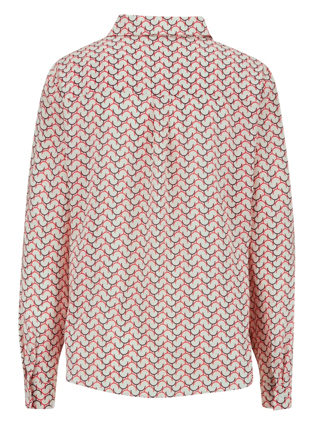 Hemdbluse in grafischem Dessin 5