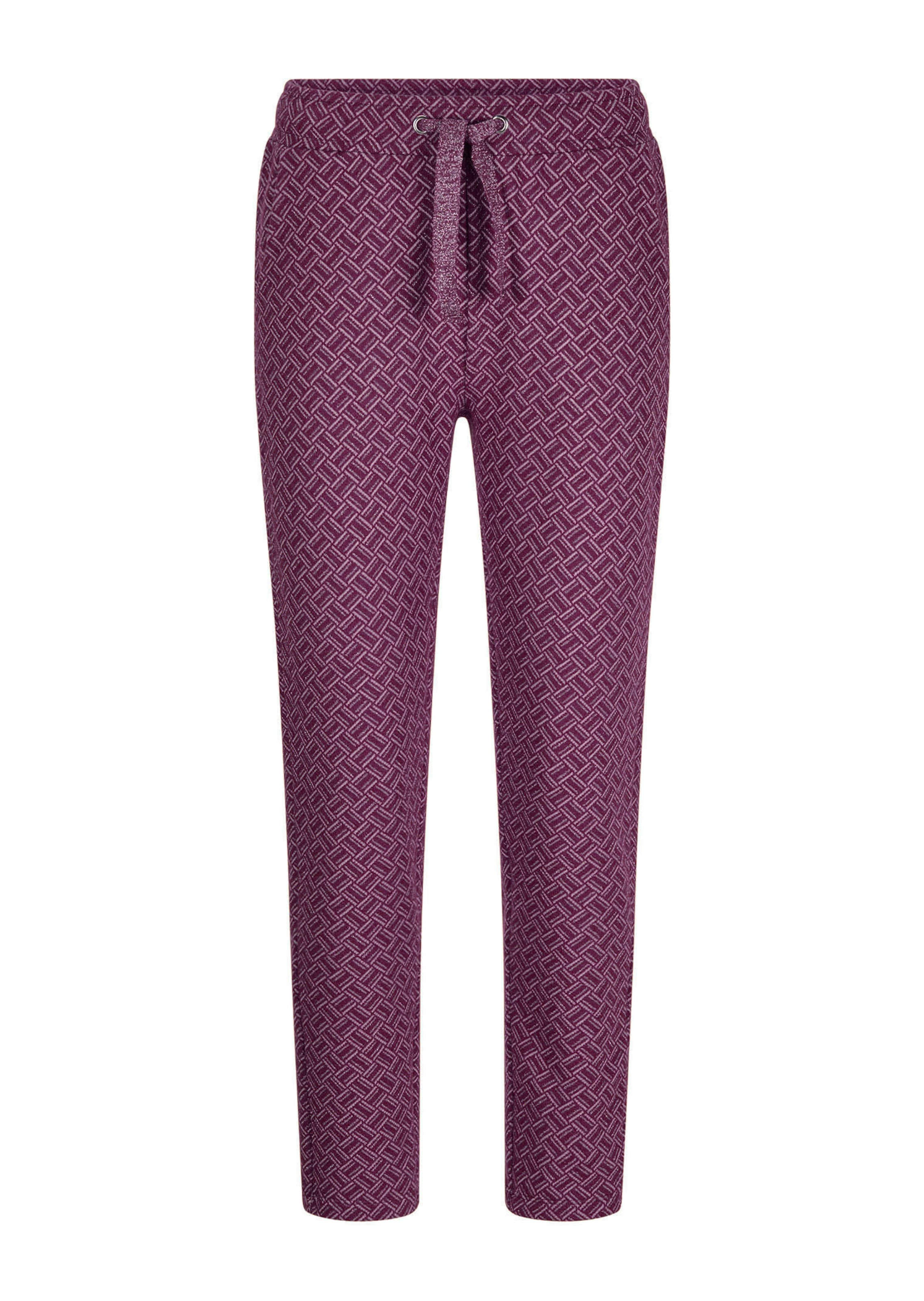 Freizeithose mit Glanz-Details